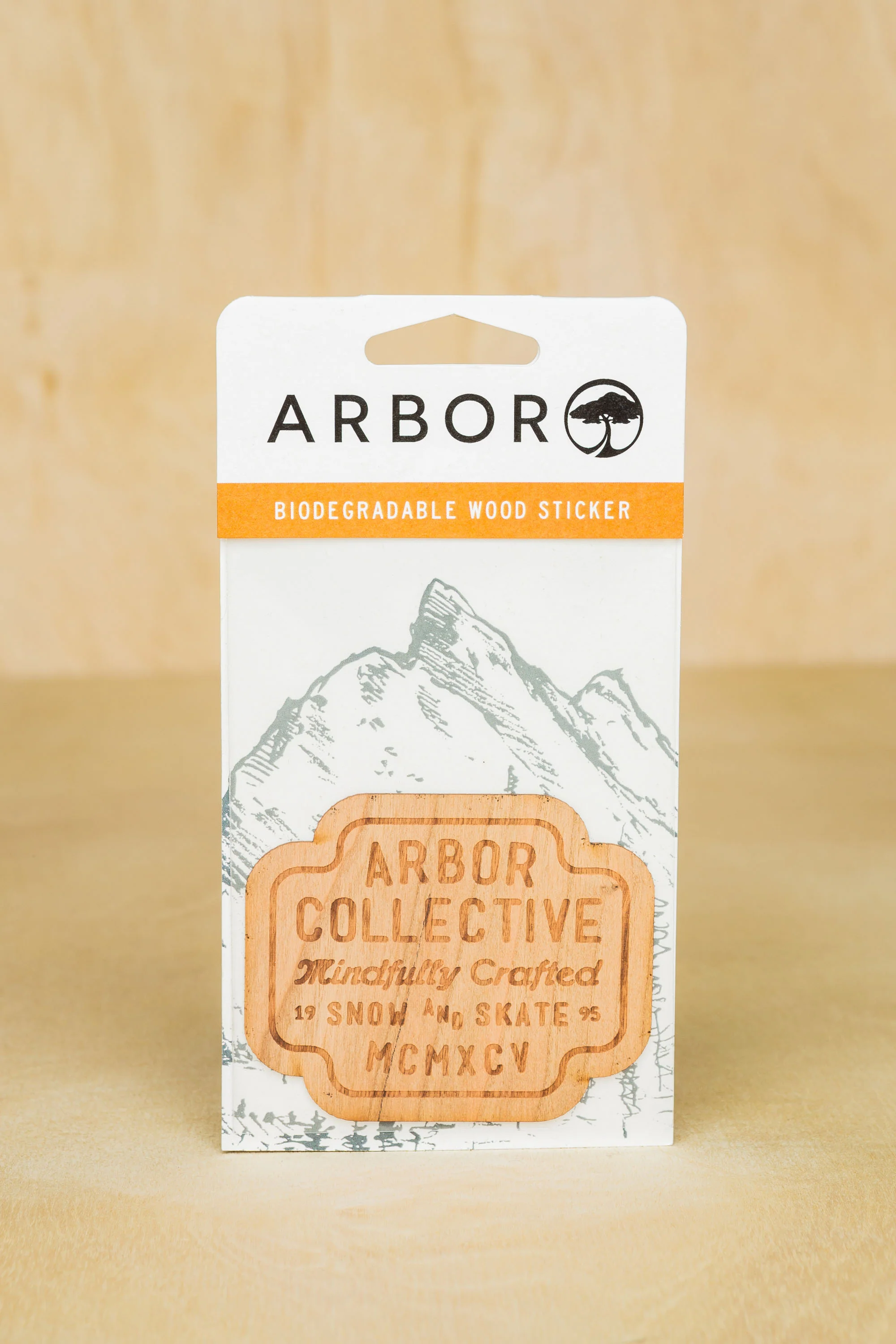 Arbor Wood Sticker - Badge