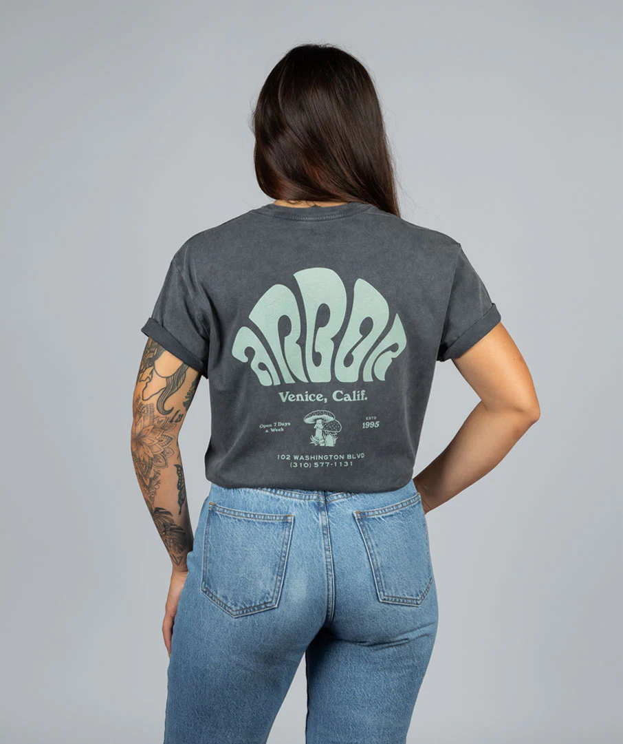 Microdose Tee - Mineral Wash Black - Image 6
