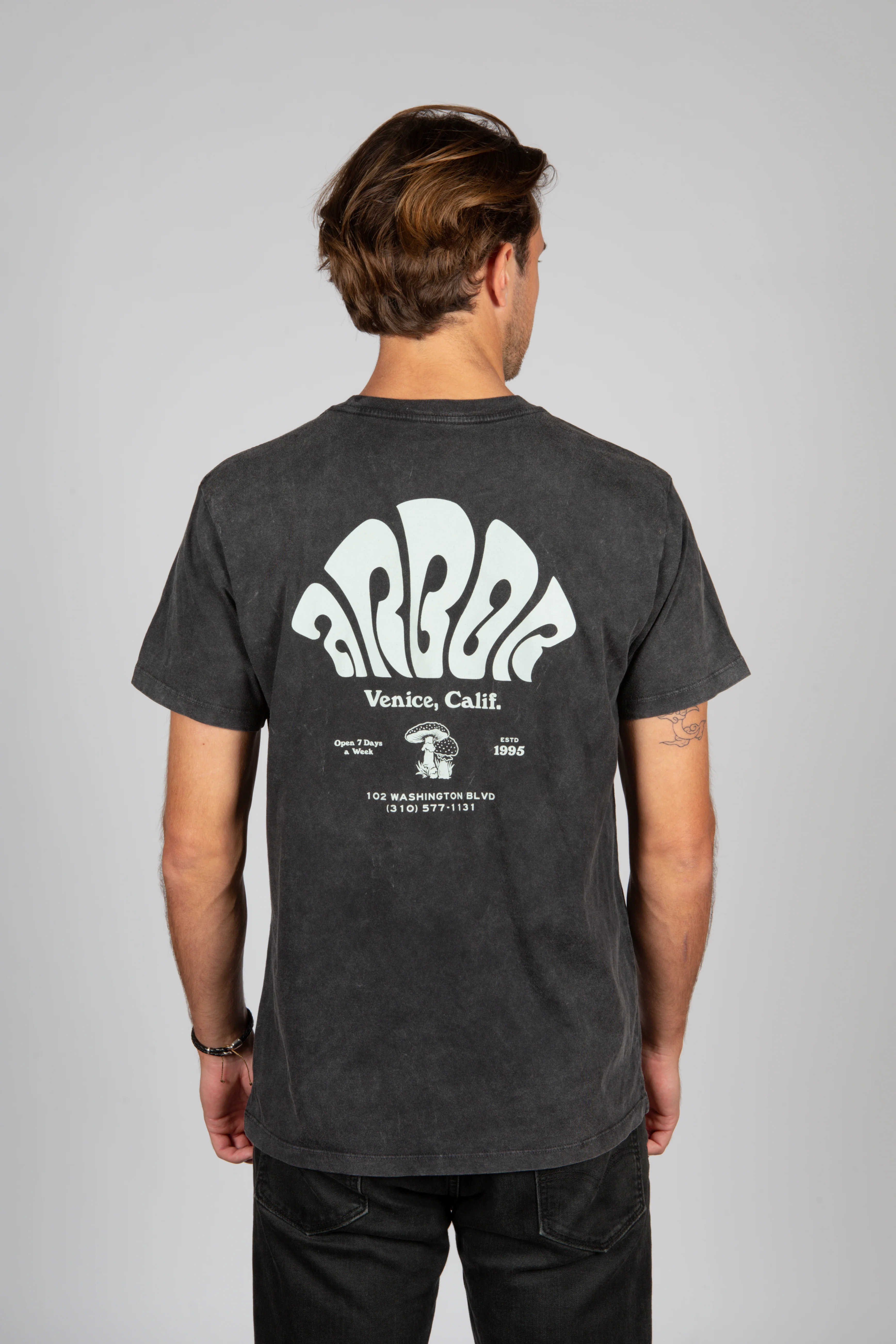 Microdose Tee - Mineral Wash Black - Image 8