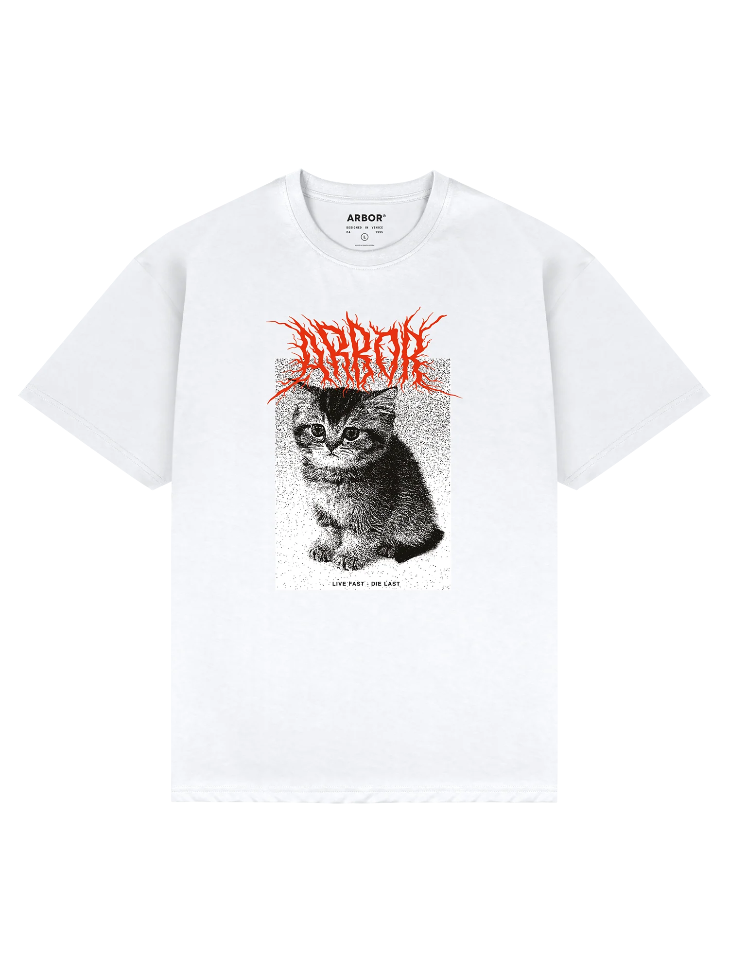 Kitten T-Shirt - White - Image 2