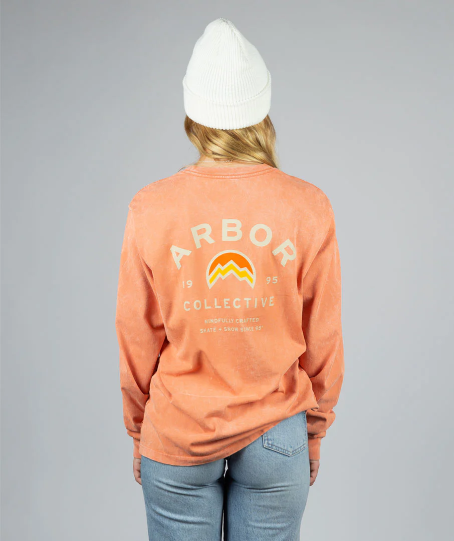 MTN Long Sleeve Tee - Mineral Wash Amber - Image 5