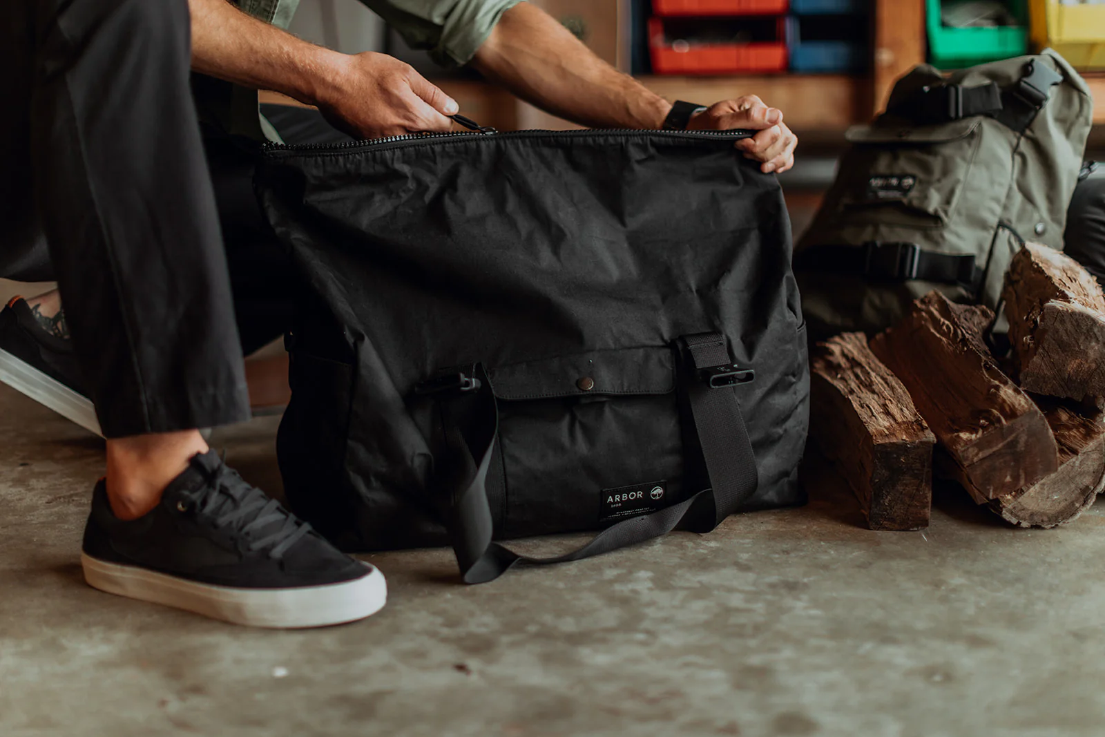 Up-Cargo Duffle - Black - Image 3