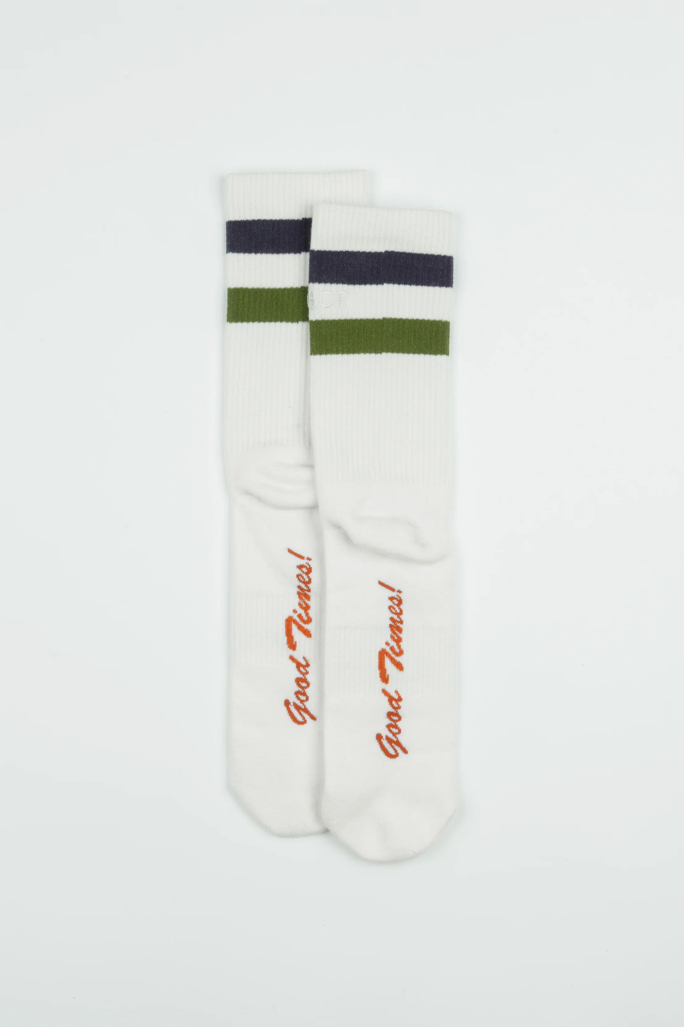 Good Times Vintage Stripes Socks - Blue Green - Image 2