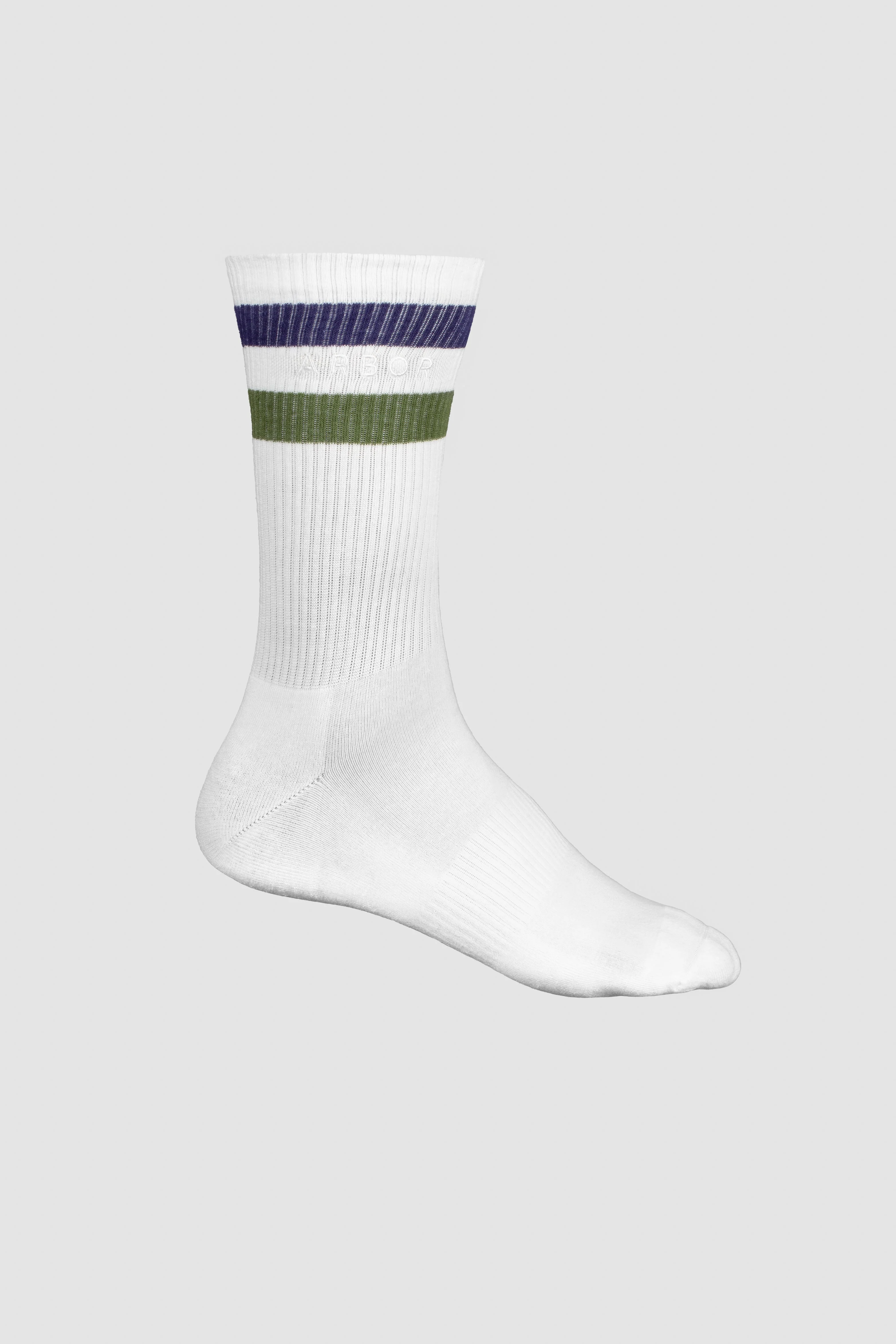 Good Times Vintage Stripes Socks - Blue Green - Image 5