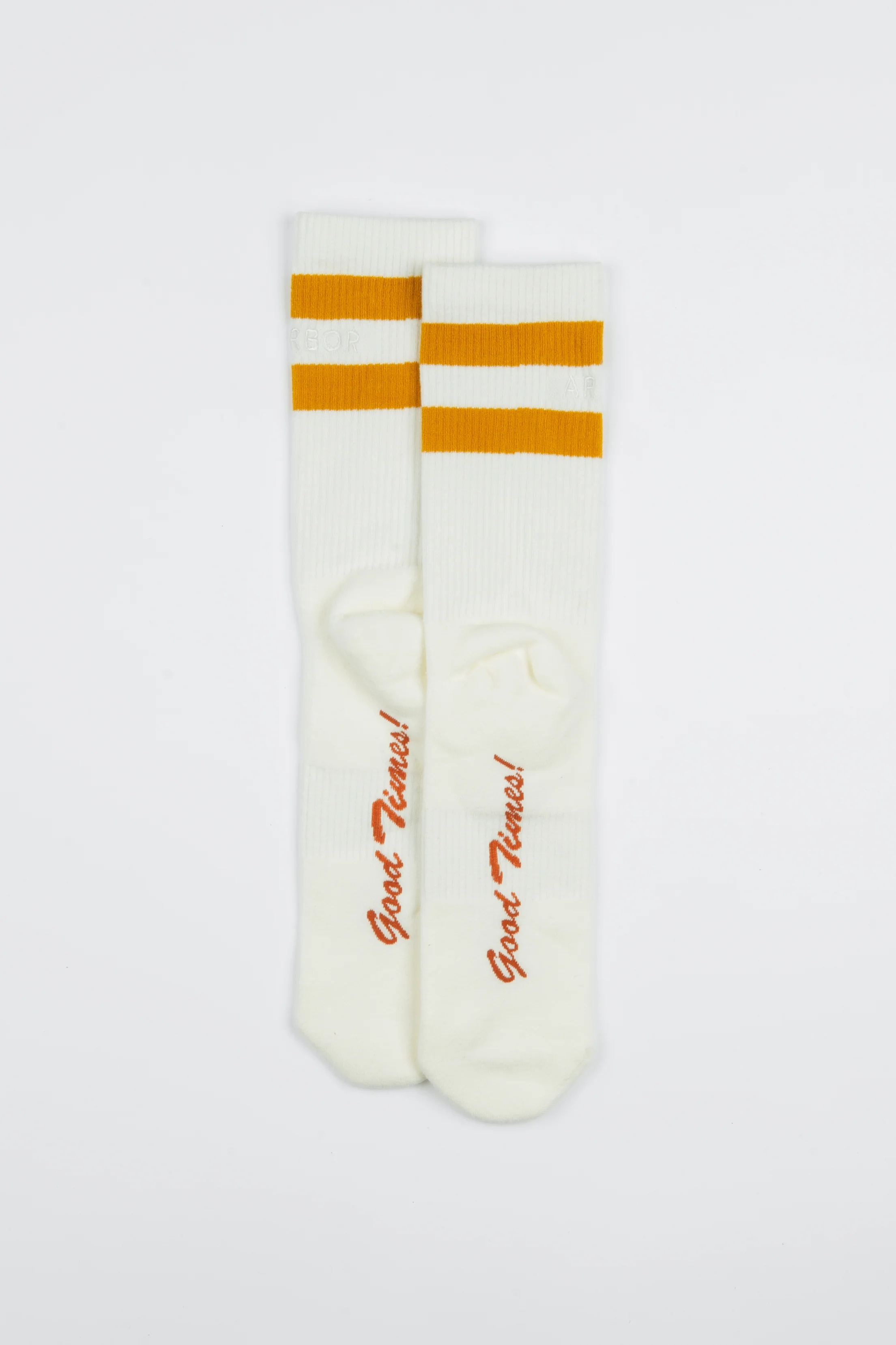 Good Times Vintage Stripes Socks - Mustard - Image 2